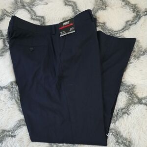 JF J.Ferrar Men's Dark Blue Dress Pants